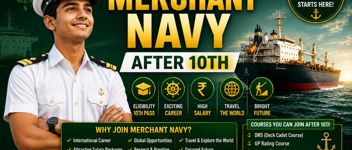 Join Merchant Navy after 10th