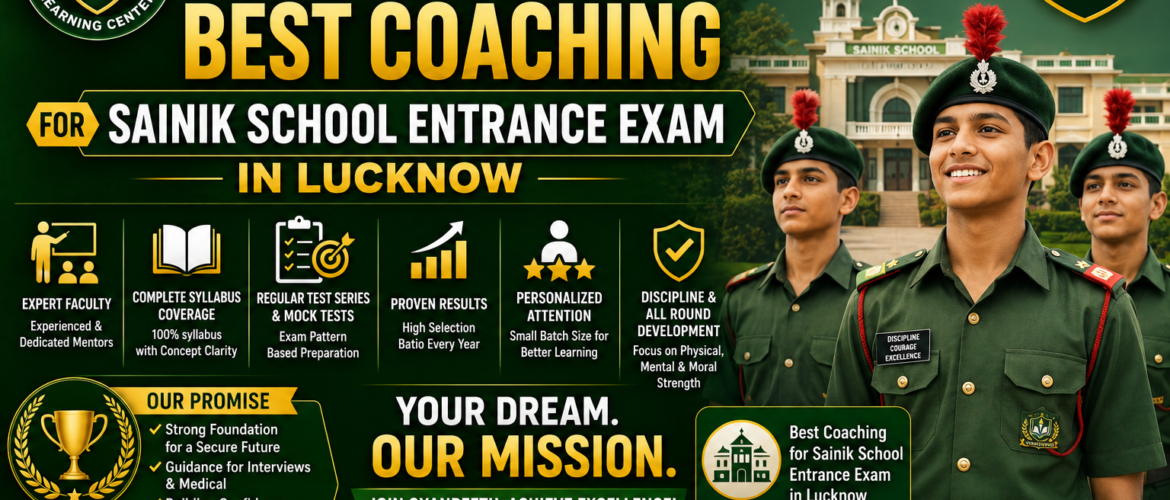 Why gyanpeeth learning center is Best coaching for Sainik School entrance exam in Lucknow