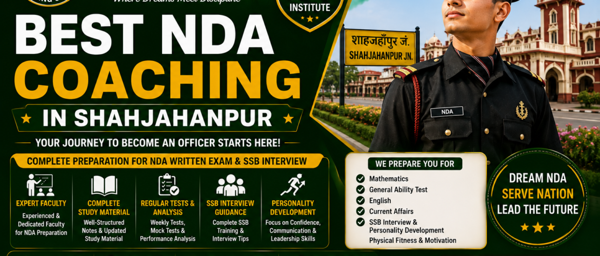 best NDA coaching in shahjahapur